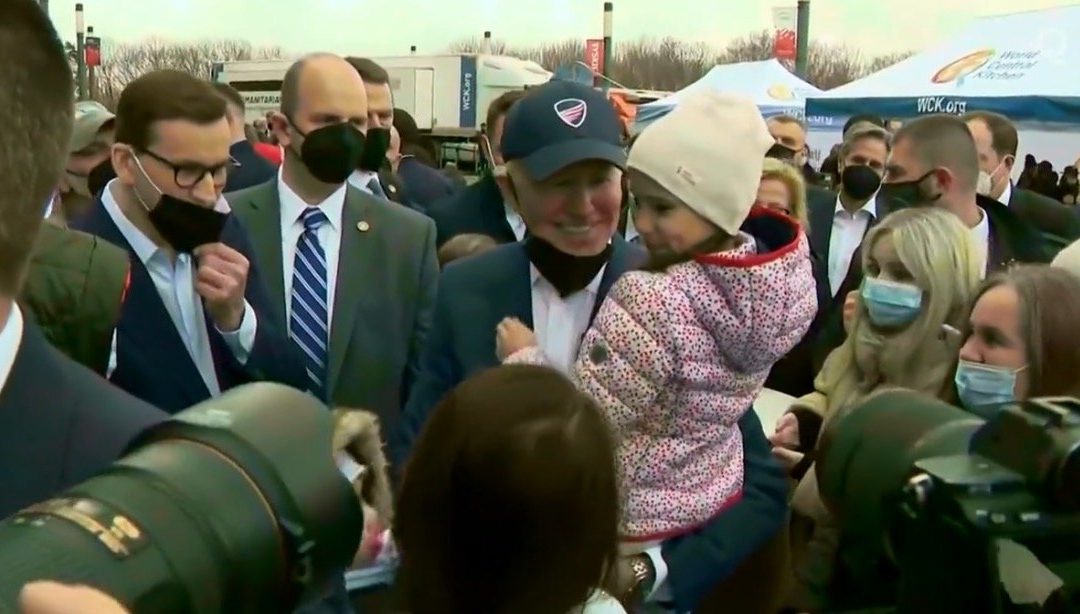 “Tell Her I Want to Take Her Home” – Biden Creeps on Young Ukrainian Refugee in Warsaw (VIDEO)