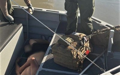 Agents Rescue Drowning Migrant from Texas Border River