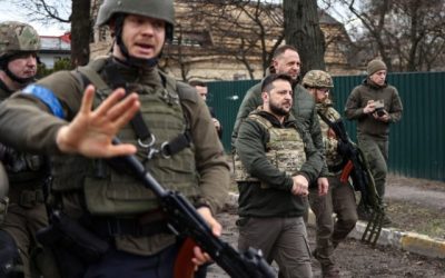 PICS: Zelensky Tours Site of Alleged Russian War Crimes Near Kyiv