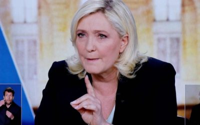 Le Pen Pushes Faltering Macron In Debate on Immigration, Islamism and Economy