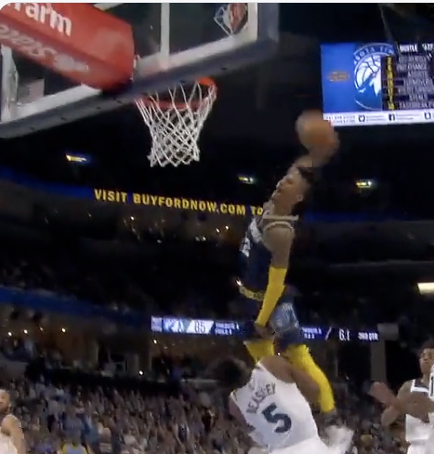 Nice dunk, dude…