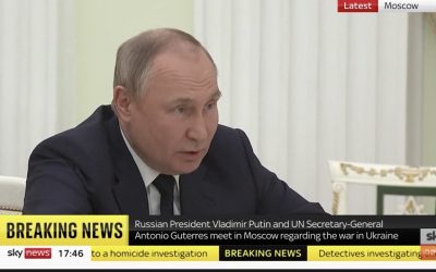 Putin meets with UN in Moscow…