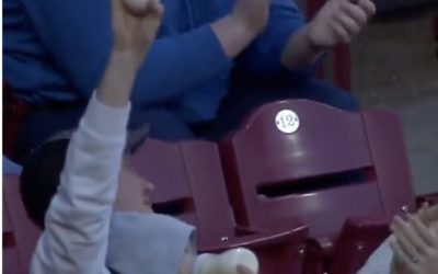 Best fan baseball catch we have ever seen…