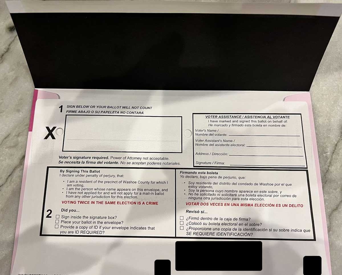 sample ballot