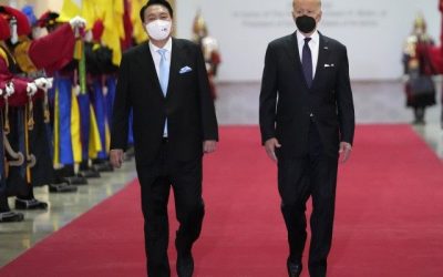 Joe Biden Flies $40 Billion Ukraine Bill to South Korea to Sign as Russia Claims Strategic Victory in Mariupol