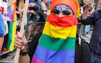 Woke University Gets Backlash for Poster With Kissing Hijabi Women