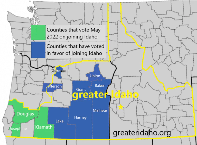 Greater Idaho proposal faces friction in early results Tuesday