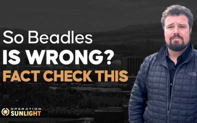 So Beadles is Wrong? FACT CHECK THIS