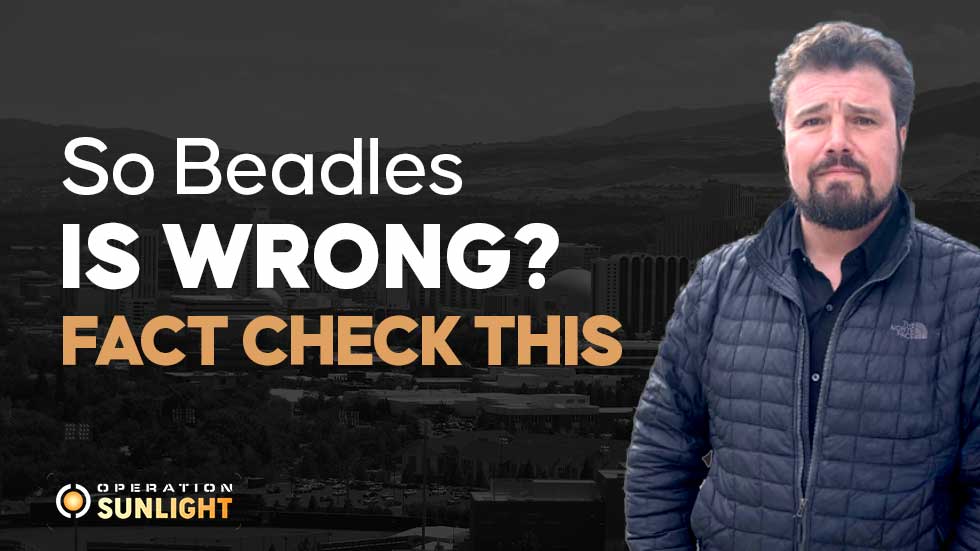 So Beadles is Wrong? FACT CHECK THIS