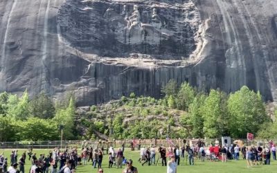 Protest at Stone Mountain…