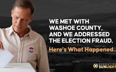 We met with Washoe County, and we addressed the election fraud. Here’s what happened…