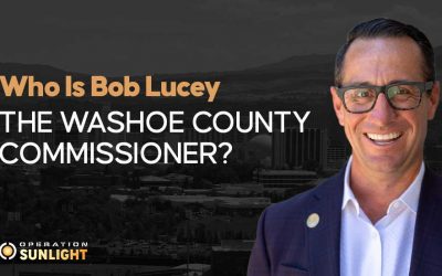 Who is Bob Lucey, the Washoe County Commissioner?