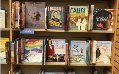 This is what passes for a children’s book section…