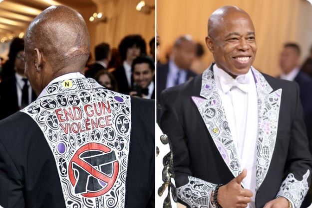 Eric Adams gets pedicure…