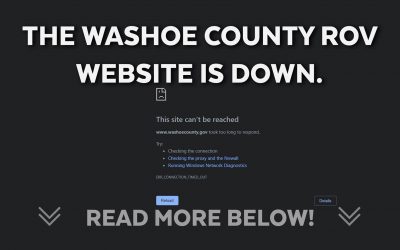The Washoe County ROV Website is down.