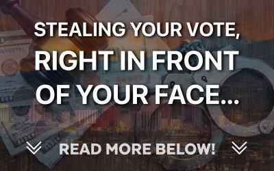Stealing your vote, right in front of your face…