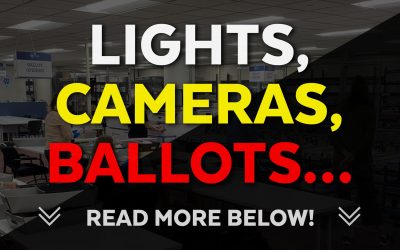 Lights, cameras, ballots…