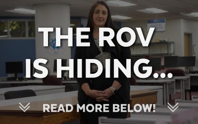 The ROV is hiding…