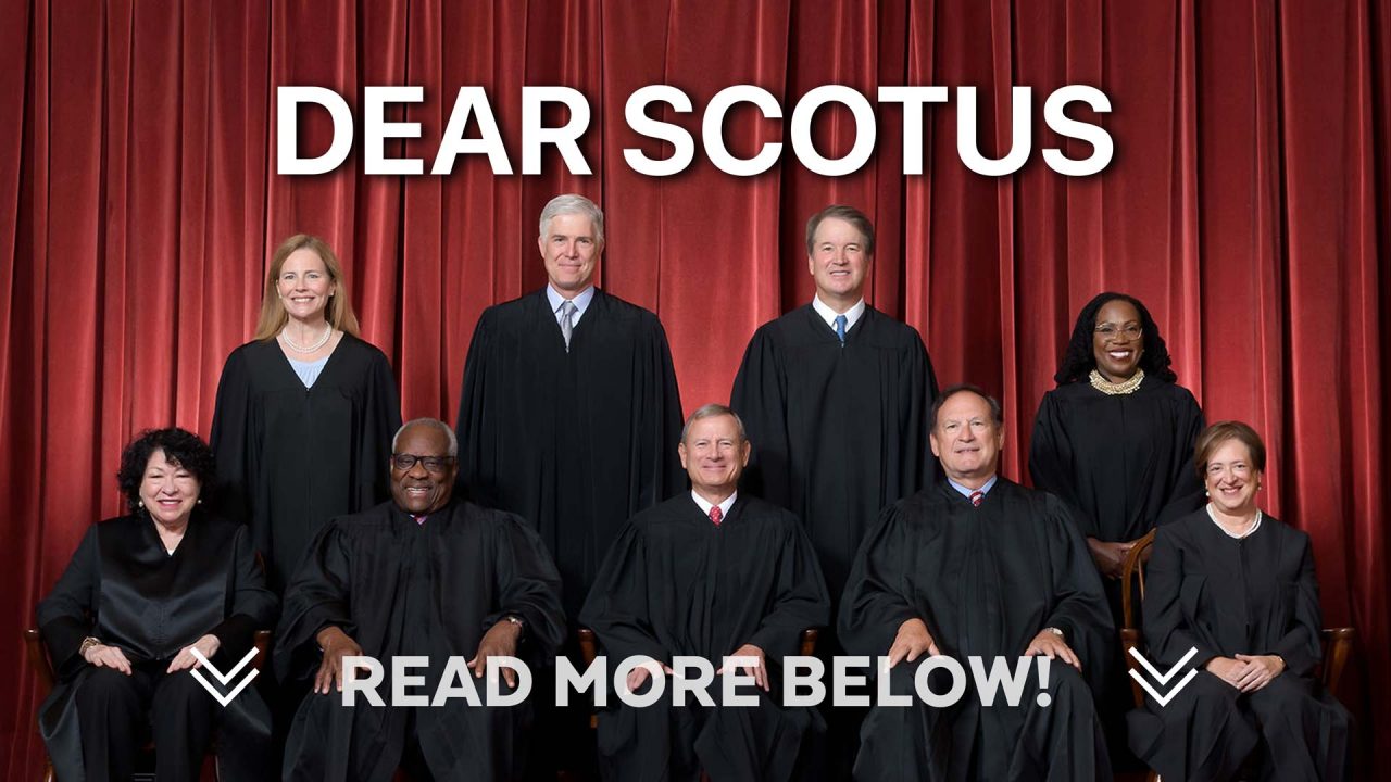 Dear SCOTUS Take Back America County by County Operation Sunlight