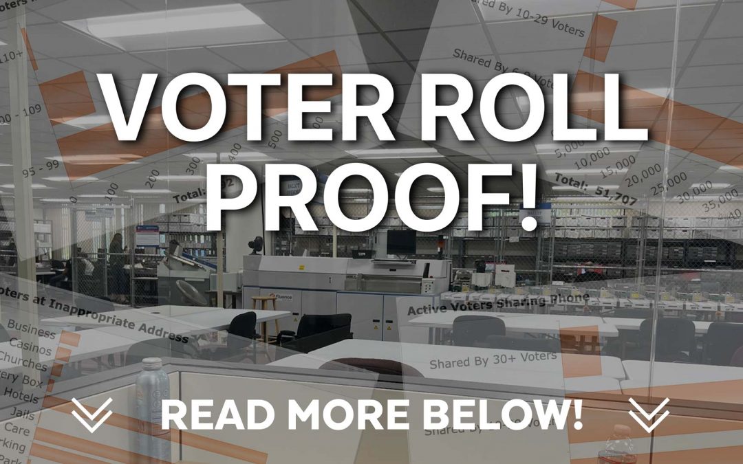 Voter Roll PROOF!
