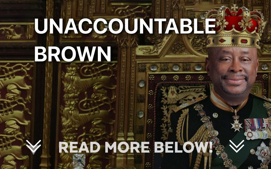 Unaccountable Brown