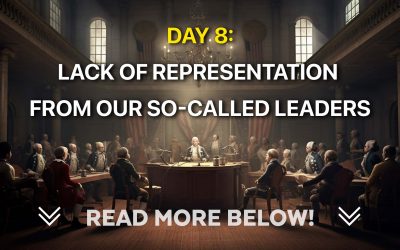 Day 8: Lack of Representation from Our So-Called Leaders