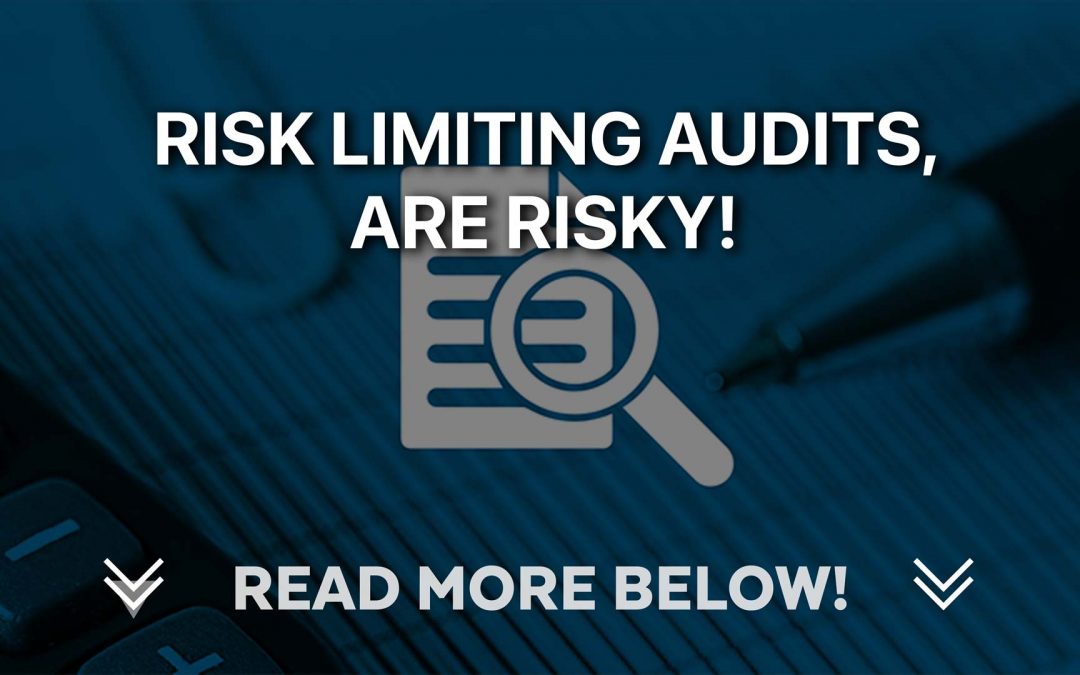 Risk Limiting Audits, are Risky!