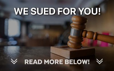 We SUED for YOU!