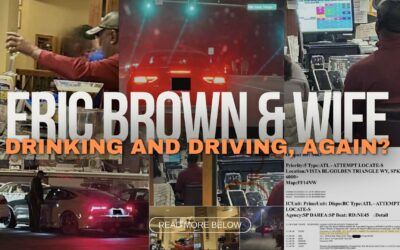 Eric Brown and Wife Drinking and driving, again?
