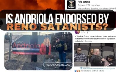 Is Andriola endorsed by Reno Satanists?