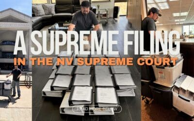 A Supreme Filing in the NV Supreme Court