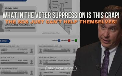 What in the Voter Suppression is this Crap! The SOS Just can’t help themselves!