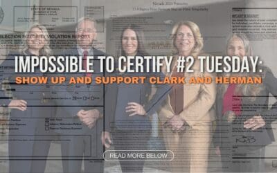 Impossible to Certify #2 Tuesday: Show Up and Support Clark and Herman